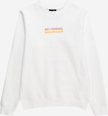 Sweat-shirt 'Colegero' ELLESSE en blanc : devant