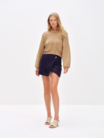 ABOUT YOU x Toni Garrn Skirt 'Helena' in Blue