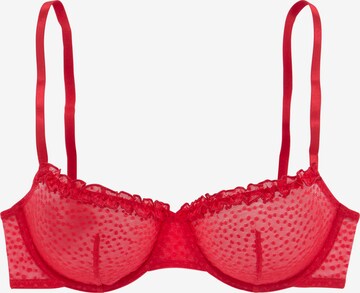 VIVANCE Balconette BH in Rood: voorkant