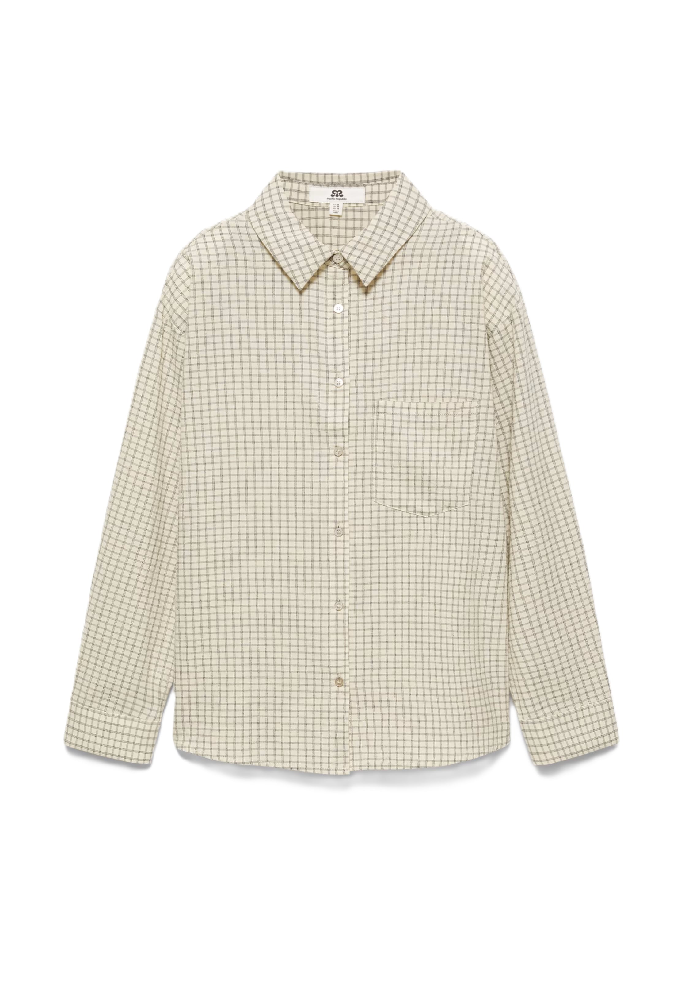 Camicia da donna di Pull&Bear in beige: frontale
