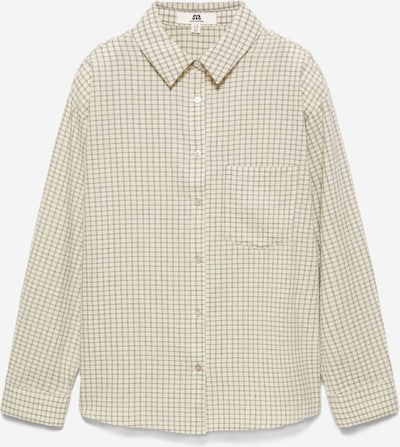Pull&Bear Pusero koossa XS värissä ecru / musta, Tuotenäkymä