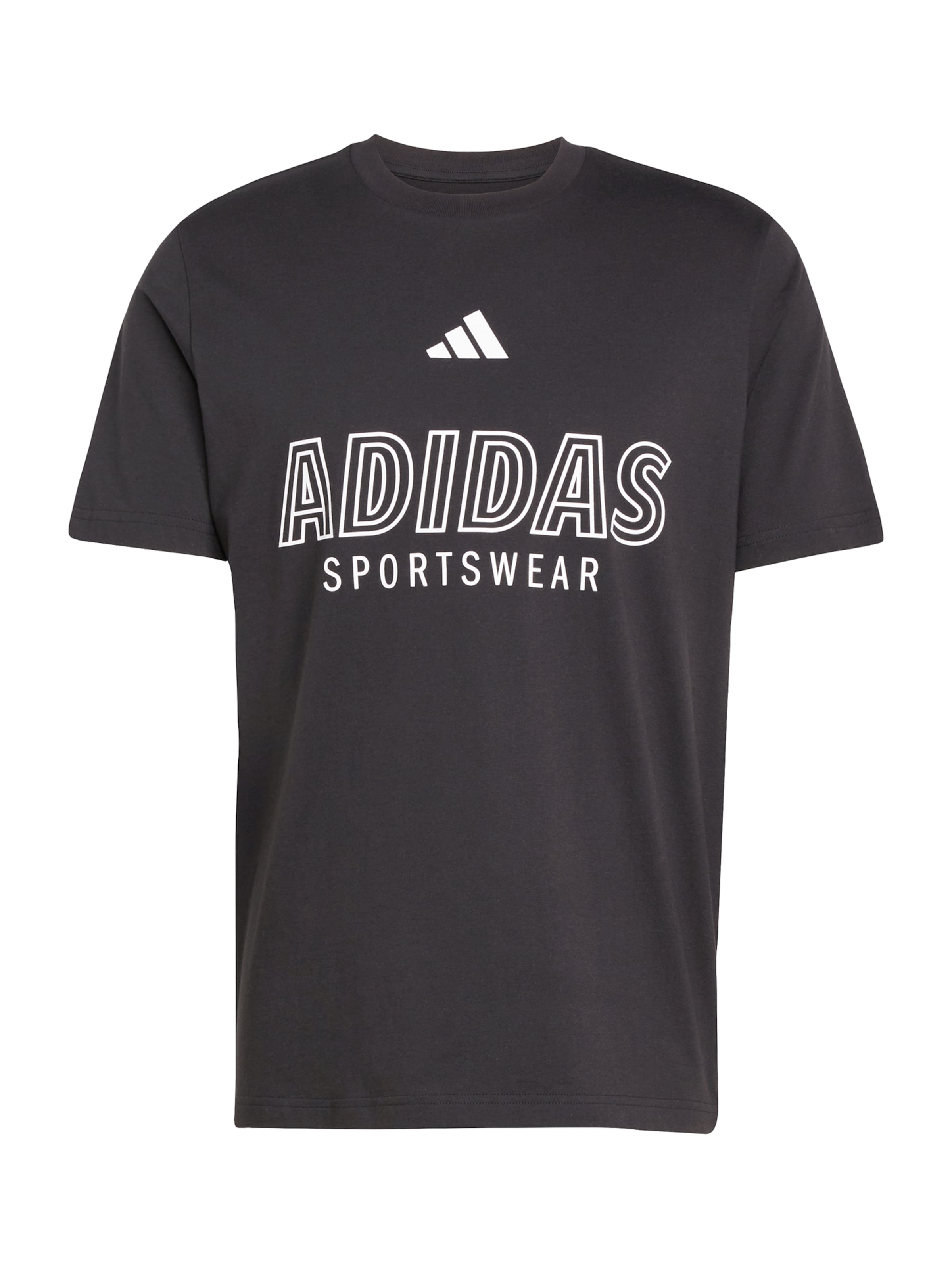 ADIDAS SPORTSWEAR Funkcionalna majica 'House Of Tiro' v velikosti S  | črna / bela barva, Prikaz izdelka