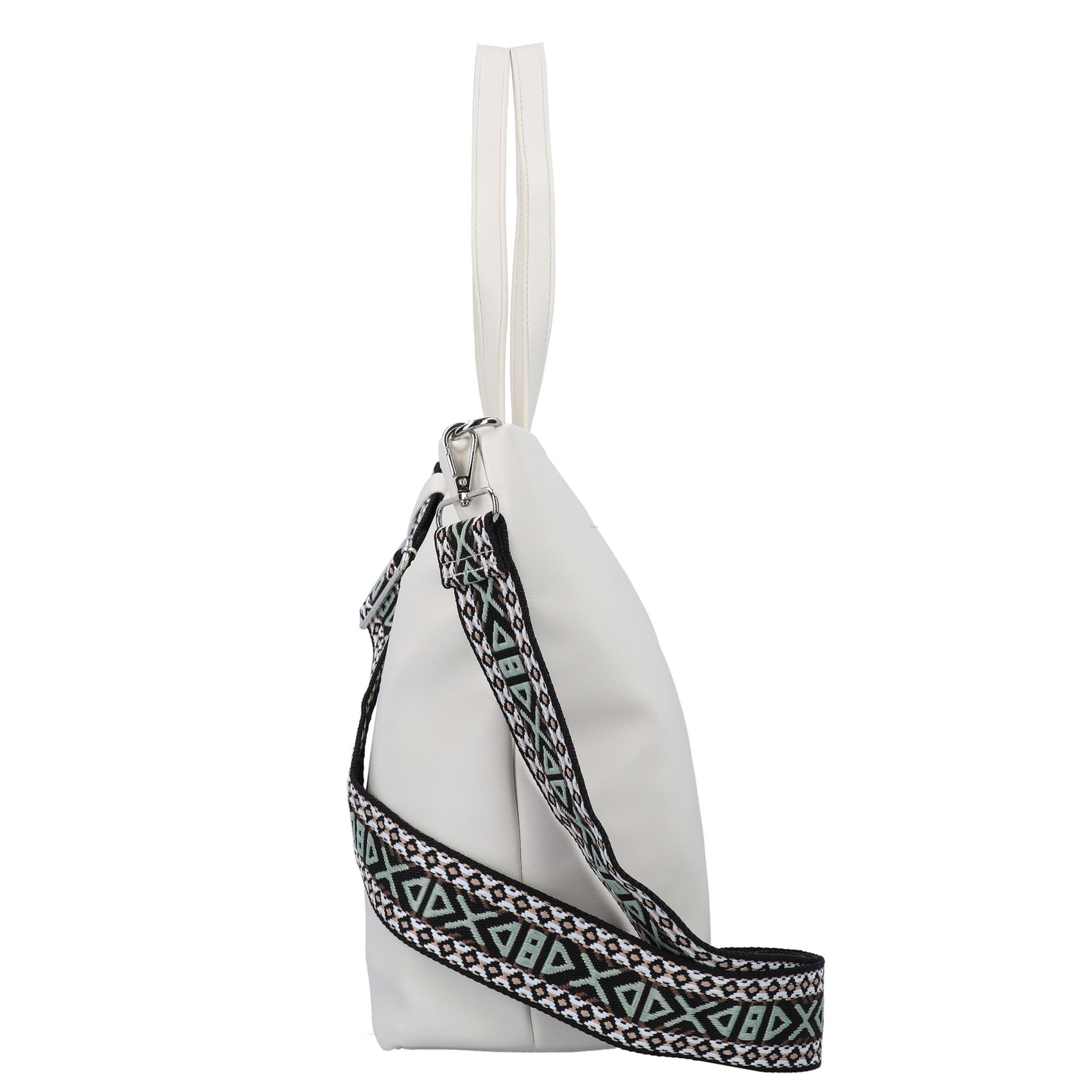 TOM TAILOR Schultertasche 'Palina' in Weiß