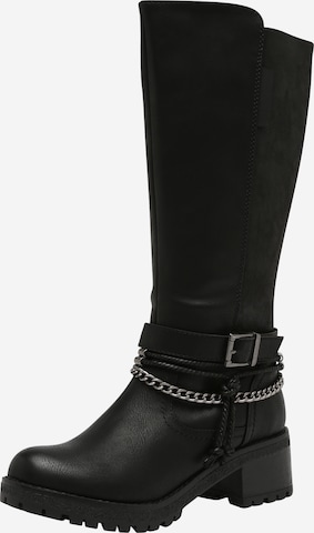 H.I.S - Botas en negro: frente