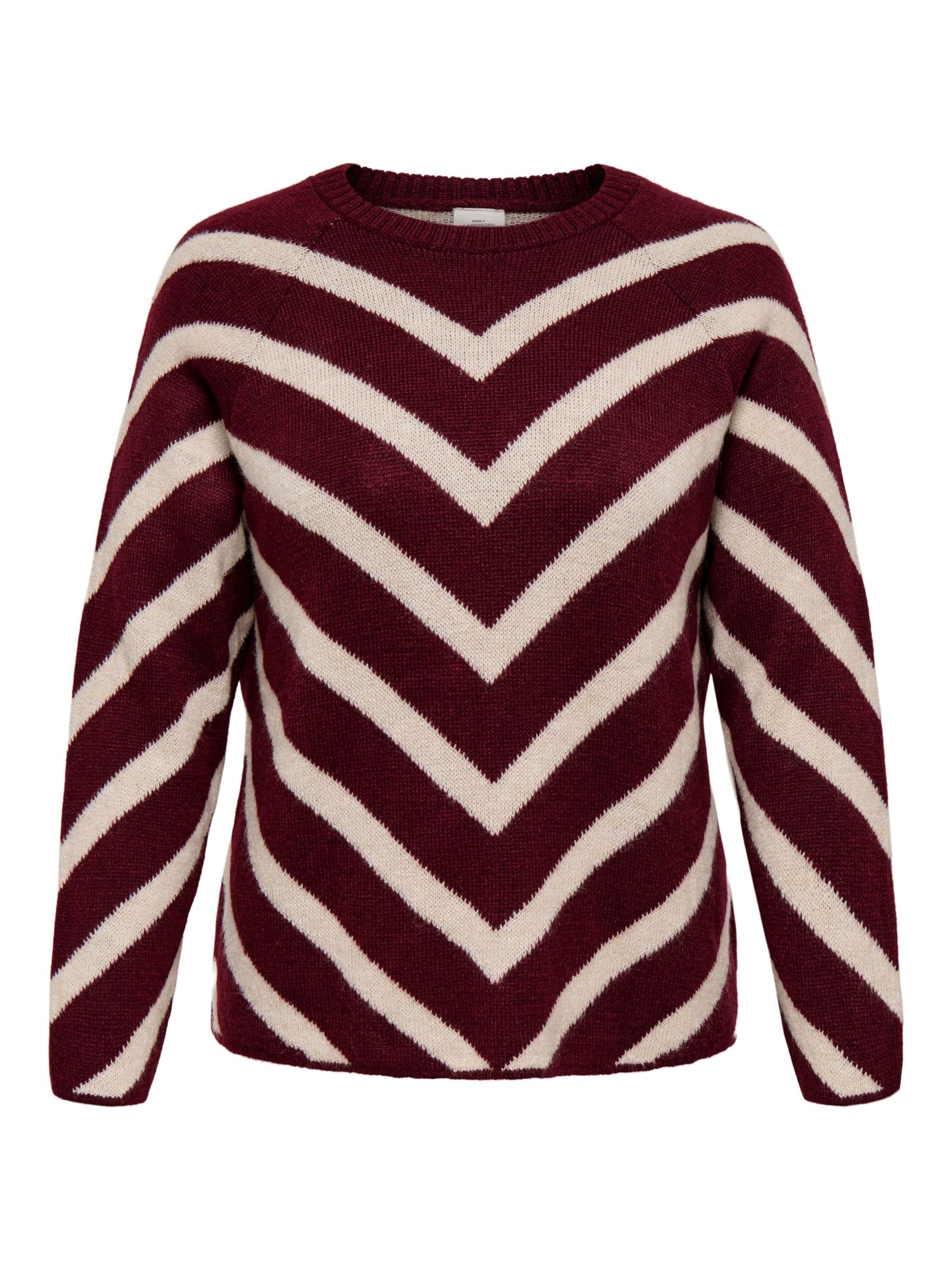 Pull-over 'CAREliza' ONLY Carmakoma en rouge : devant