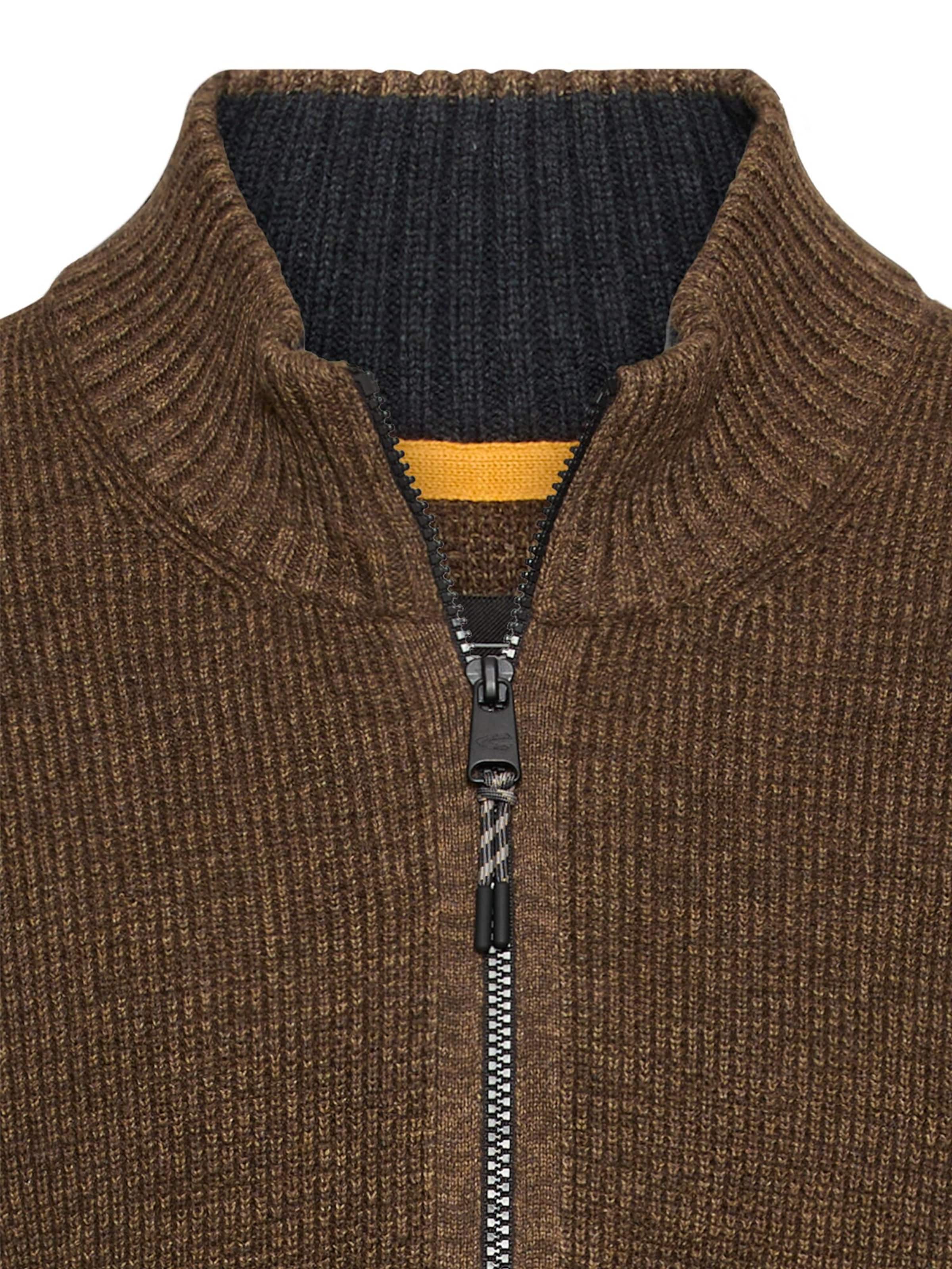 CAMEL ACTIVE Strickjacke in Braun