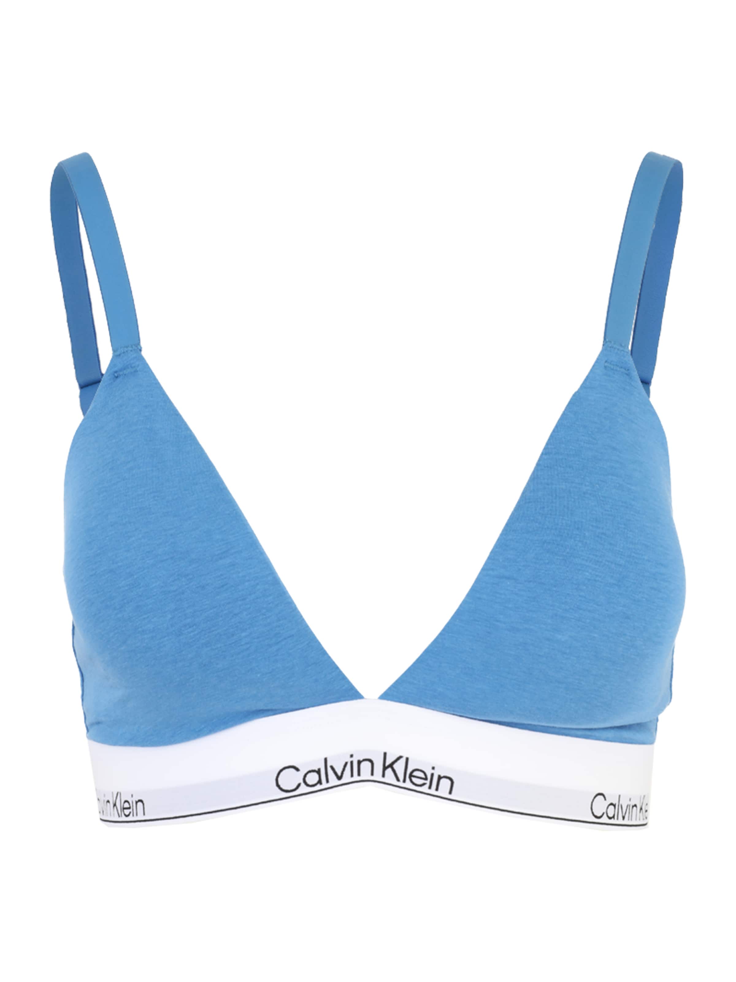 Calvin Klein Underwear Triangel BH in Blauw: voorkant