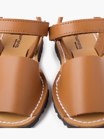 Sandales Pisamonas en marron