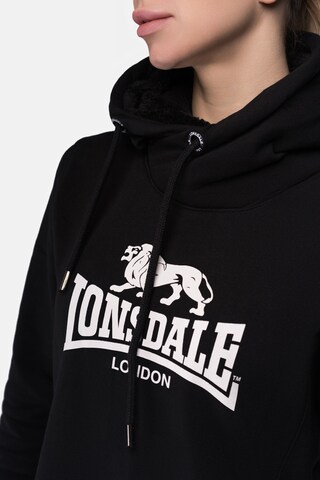 LONSDALE Sweatshirt i sort