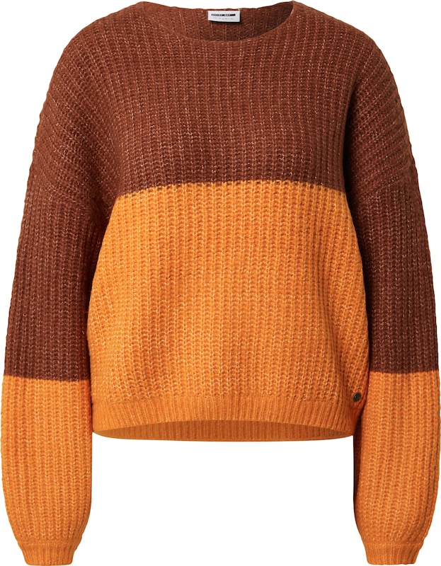 Noisy may Pullover 'Poppy' in Braun Orange Noisy may Pullover 'Poppy' in Braun Orange