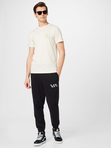balta RVCA Marškinėliai