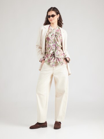ONLY Blouse 'ONLLISA-PENINNA' in Beige