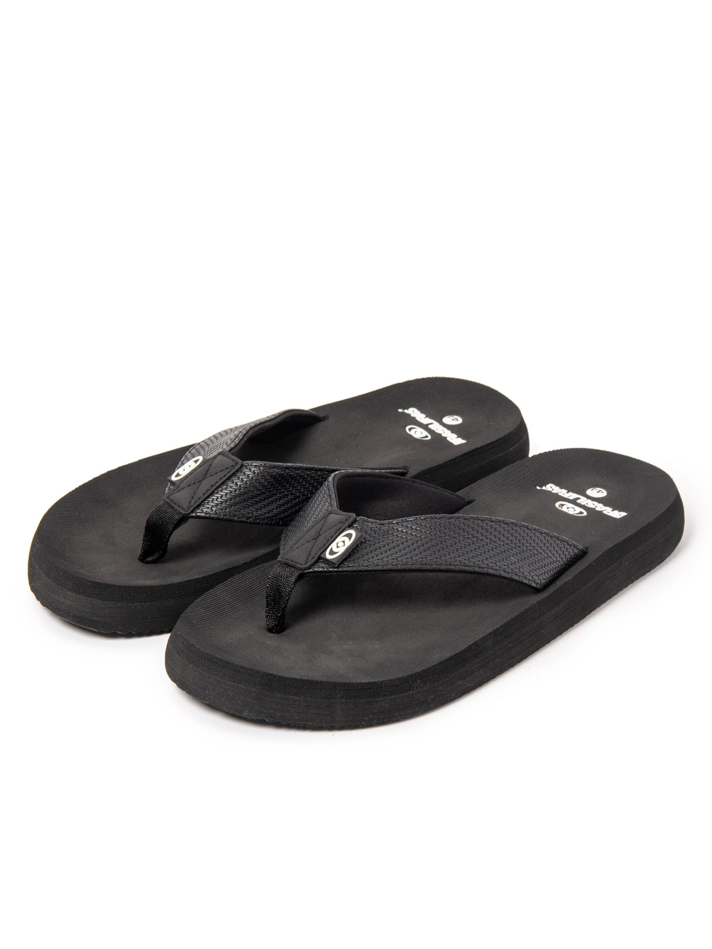 Brasileras Strand-/badschoen 'Puff' in Zwart