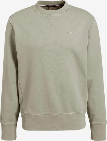 Superdry Sweatshirt 'Code' in Grijs: voorkant