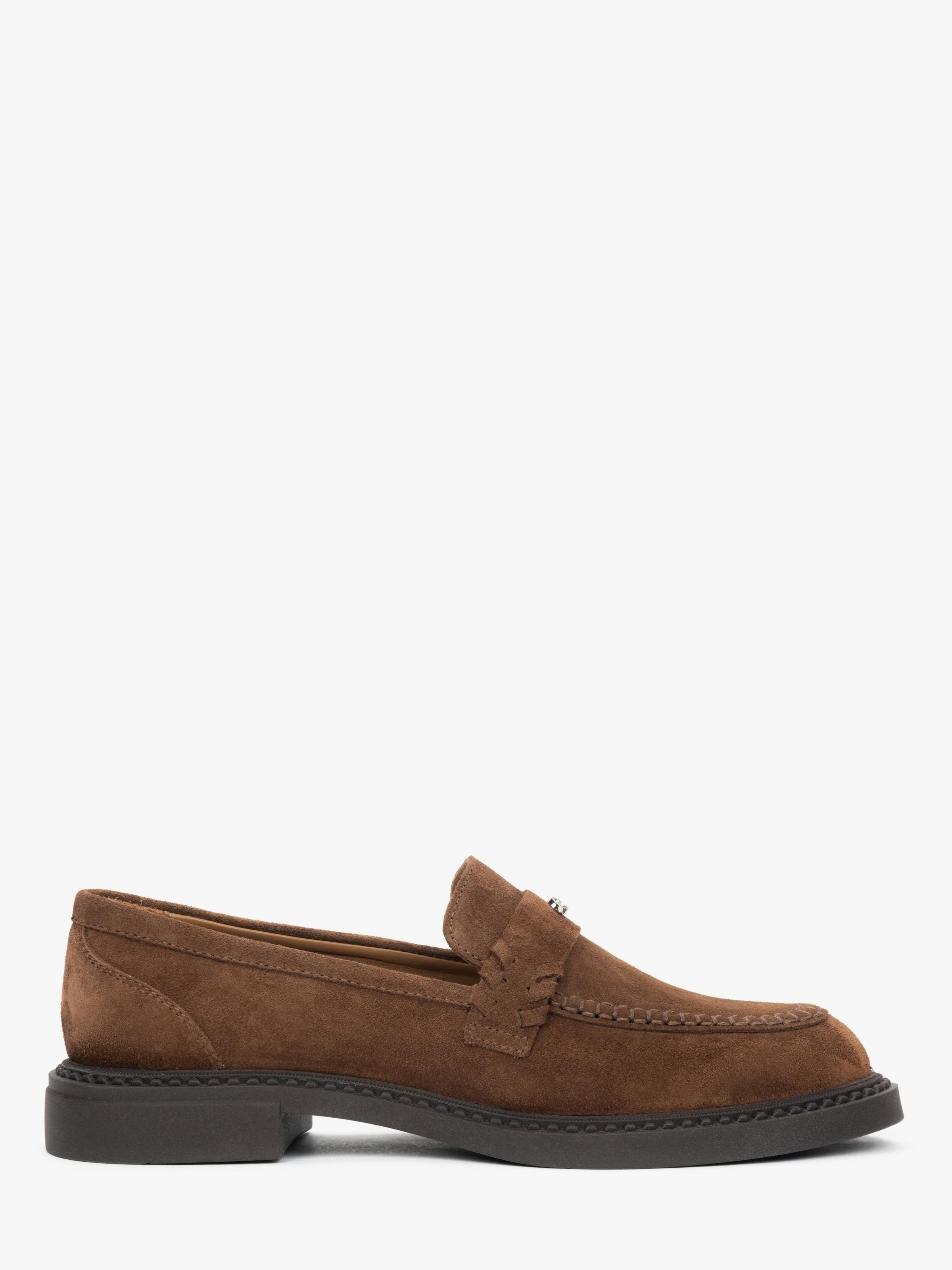Estro Moccasin '09-3417' in Brown: front