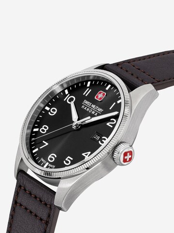 SWISS MILITARY HANOWA Uhr 'Thunderbolt' in Braun