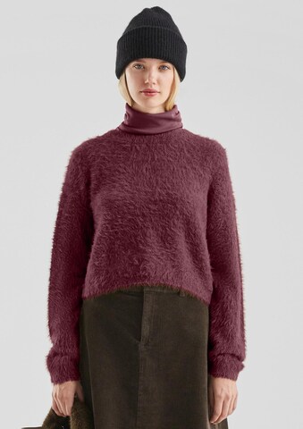 Pull-over QS en rouge : devant