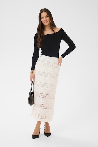 Kaffe Nederdel 'KAanne' i hvid: forside