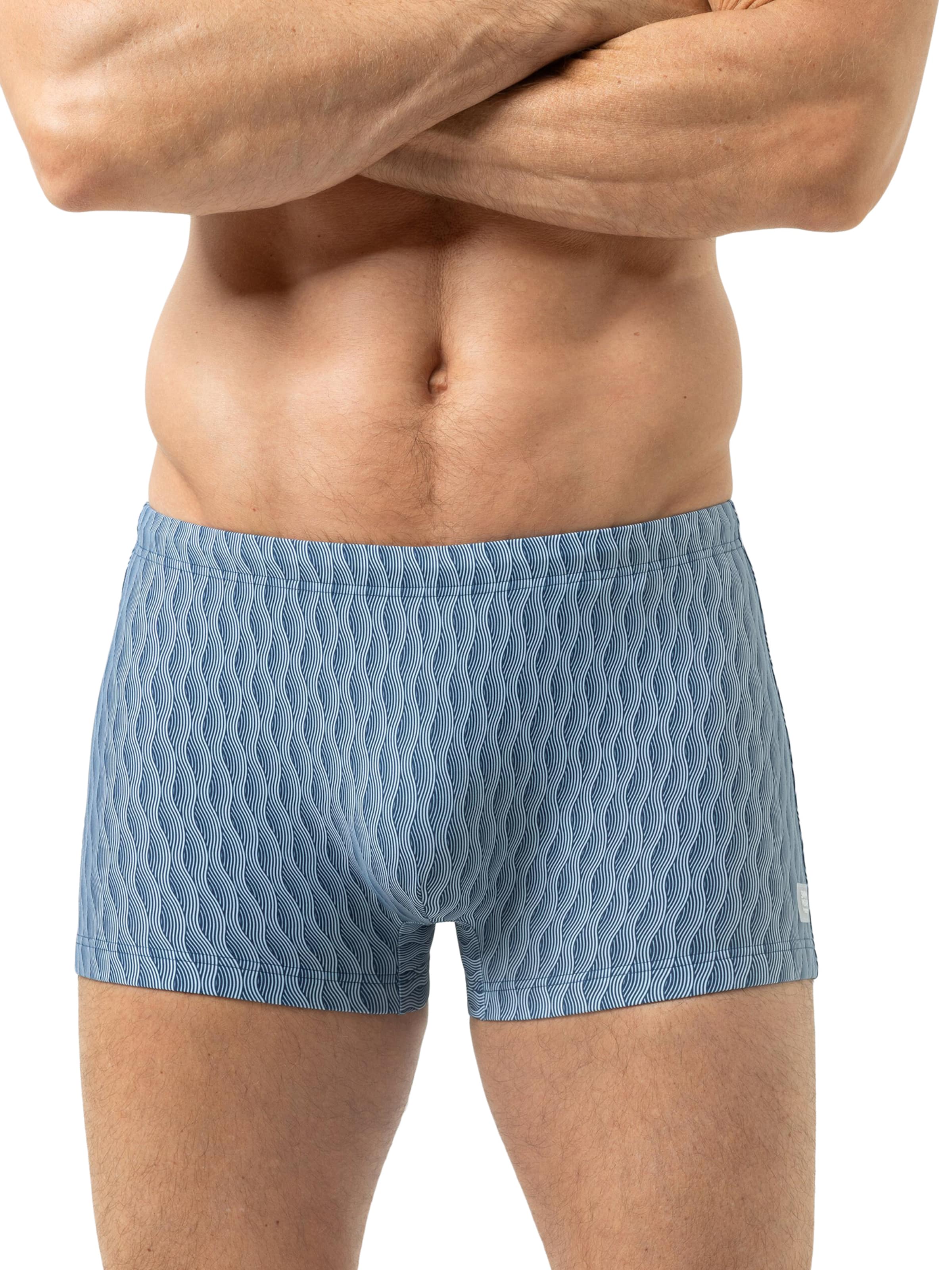 Mey Zwemshorts in Blauw: voorkant