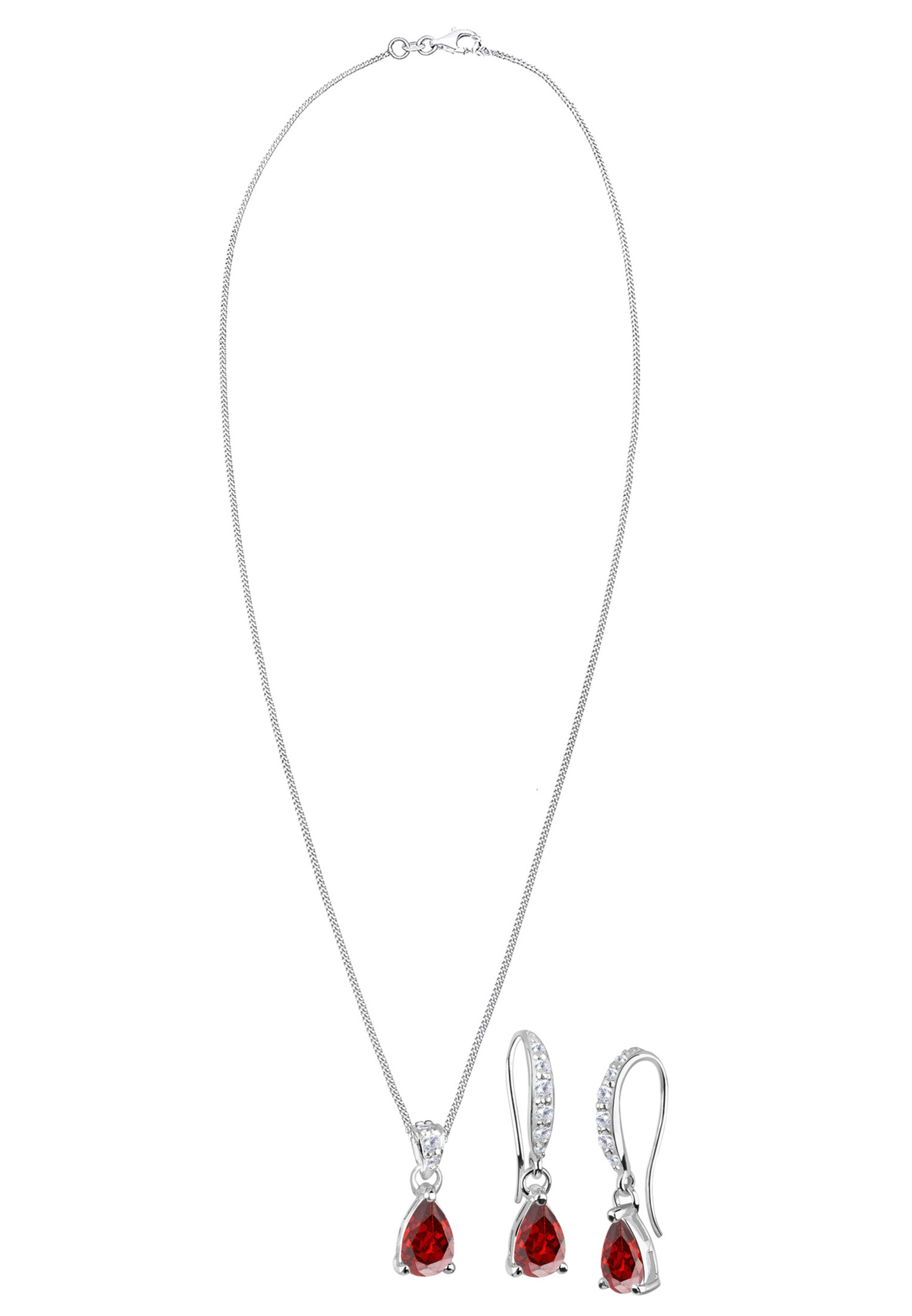 Parure de bijoux ELLI en argent : devant