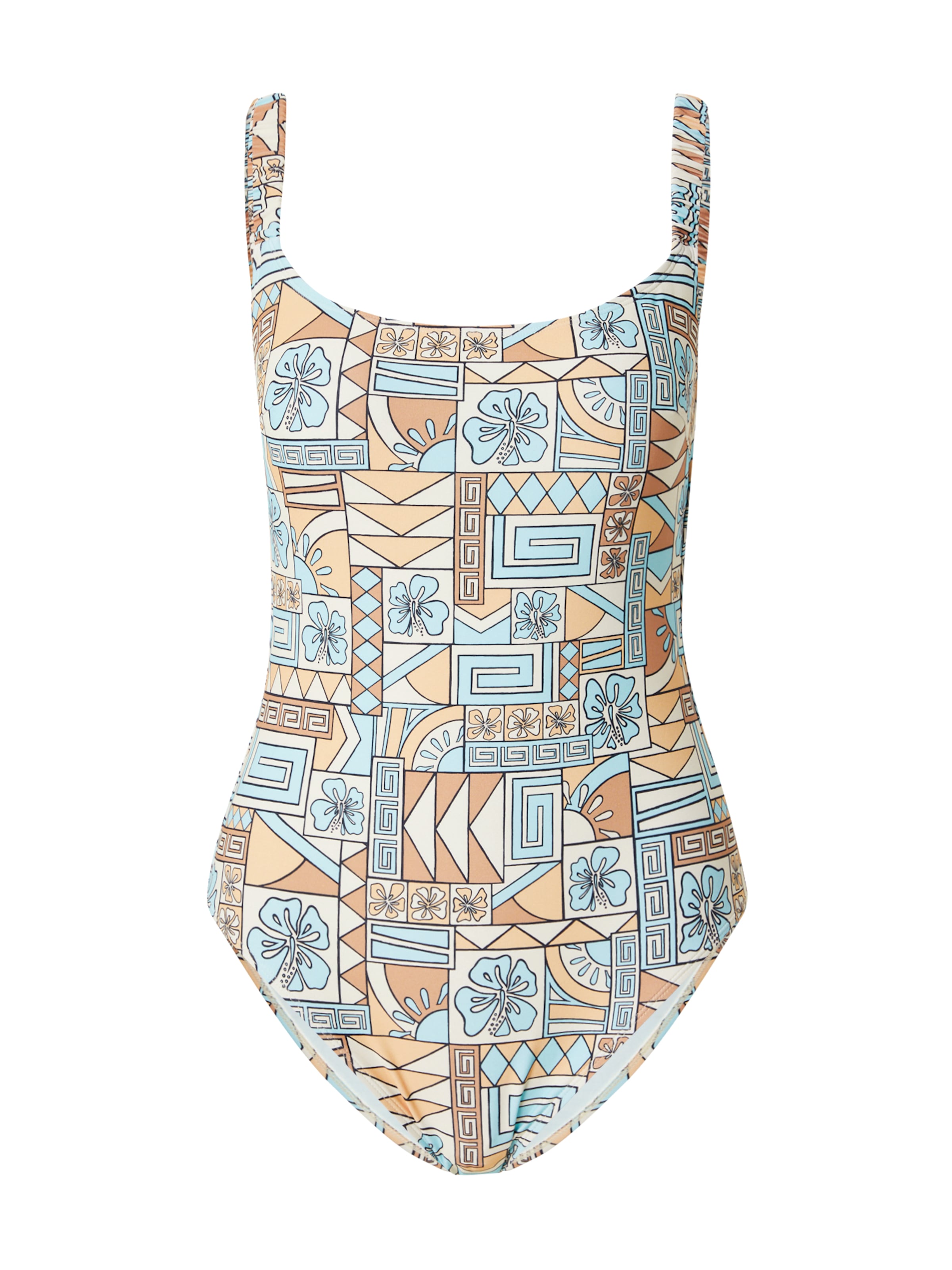 RIP CURL Μπουστάκι Ολόσωμο μαγιό 'BLOCK PARTY' σε μπλε: μπροστά