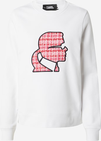 Karl Lagerfeld Sweatshirt in Wit: voorkant