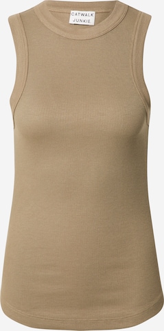 CATWALK JUNKIE Top 'DEWI' in Brown: front