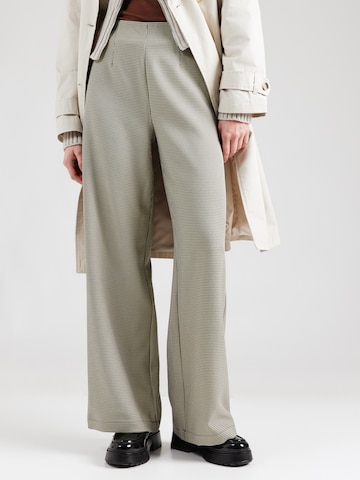 ABOUT YOU Wide leg Broek 'Ashley' in Zwart: voorkant