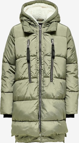 ONLY Winter Coat 'New Nora' in Green: front