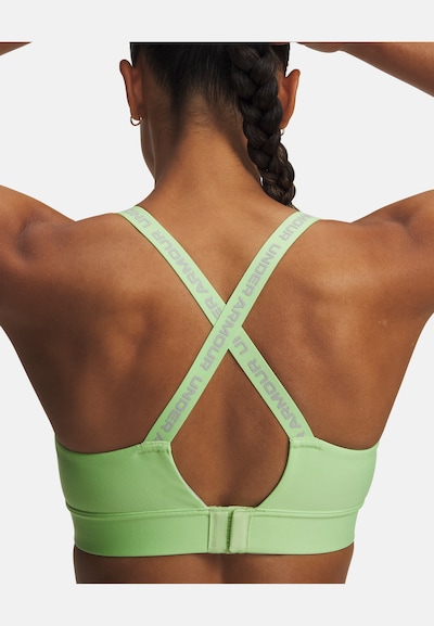UNDER ARMOUR Sport-BH 'Infinity 2.0' in L/D-DD in hellgrau / hellgrün, Produktansicht