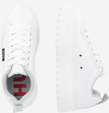 HUGO Red Låg sneaker 'Lyssa Tenn' i vit