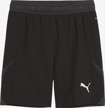 PUMA Sportshorts 'TeamFINAL' in Schwarz: Vorderseite
