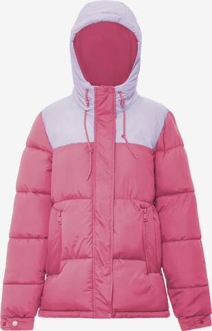 FUMO Winterjas in Roze: voorkant