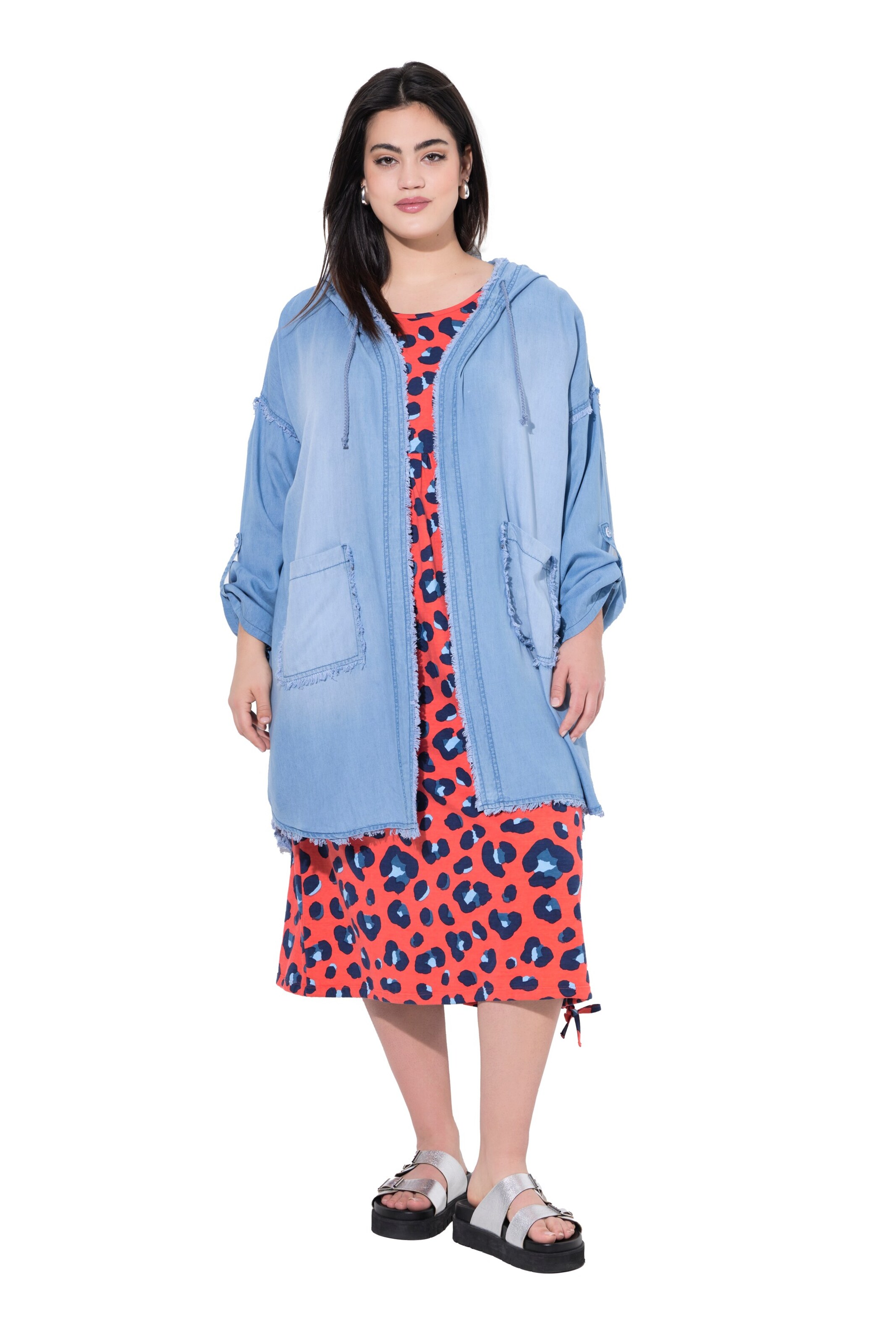 Angel of Style Between-season jacket in Blue: front