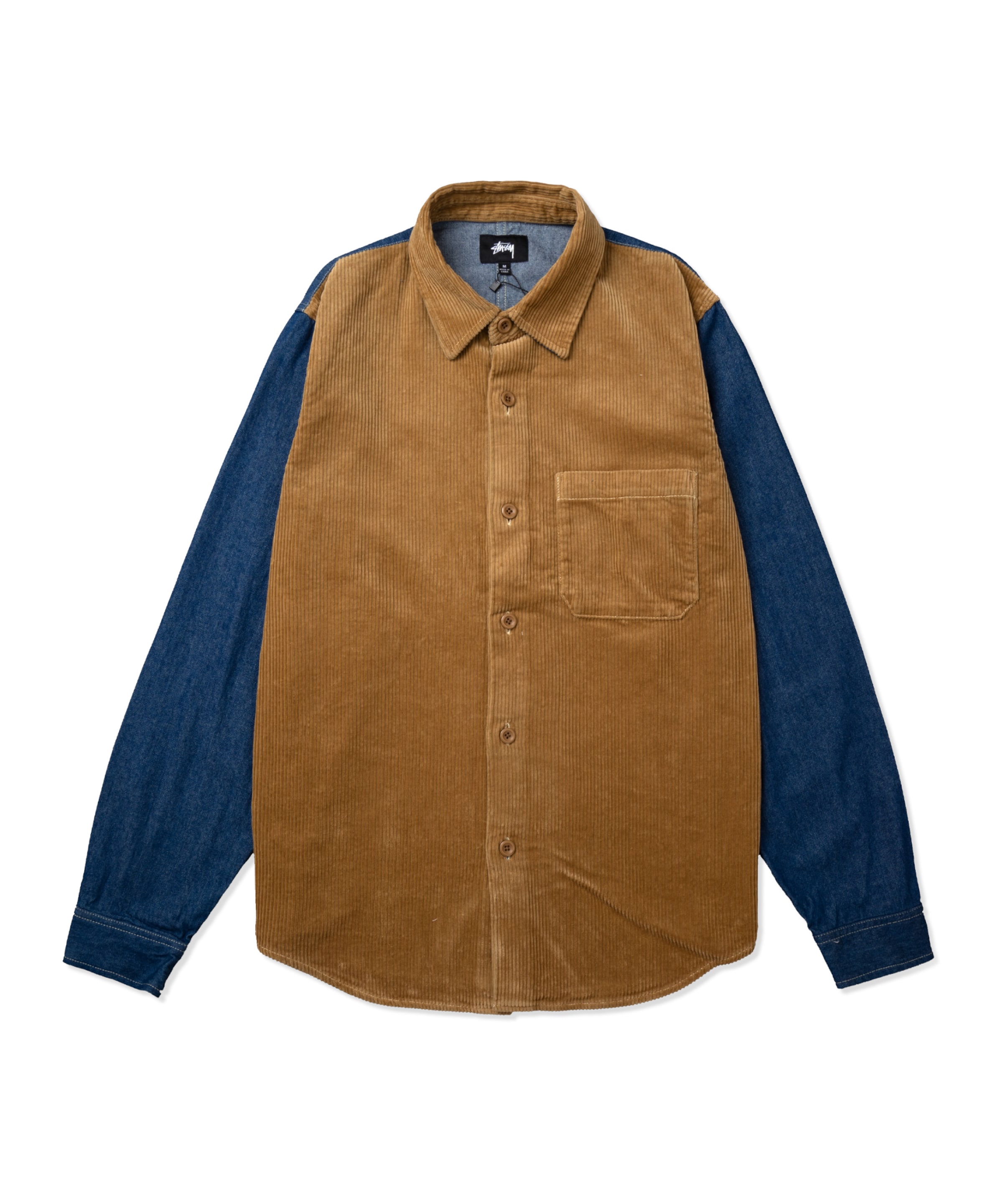 Stüssy Regular Fit Hemd in Braun: Vorderseite