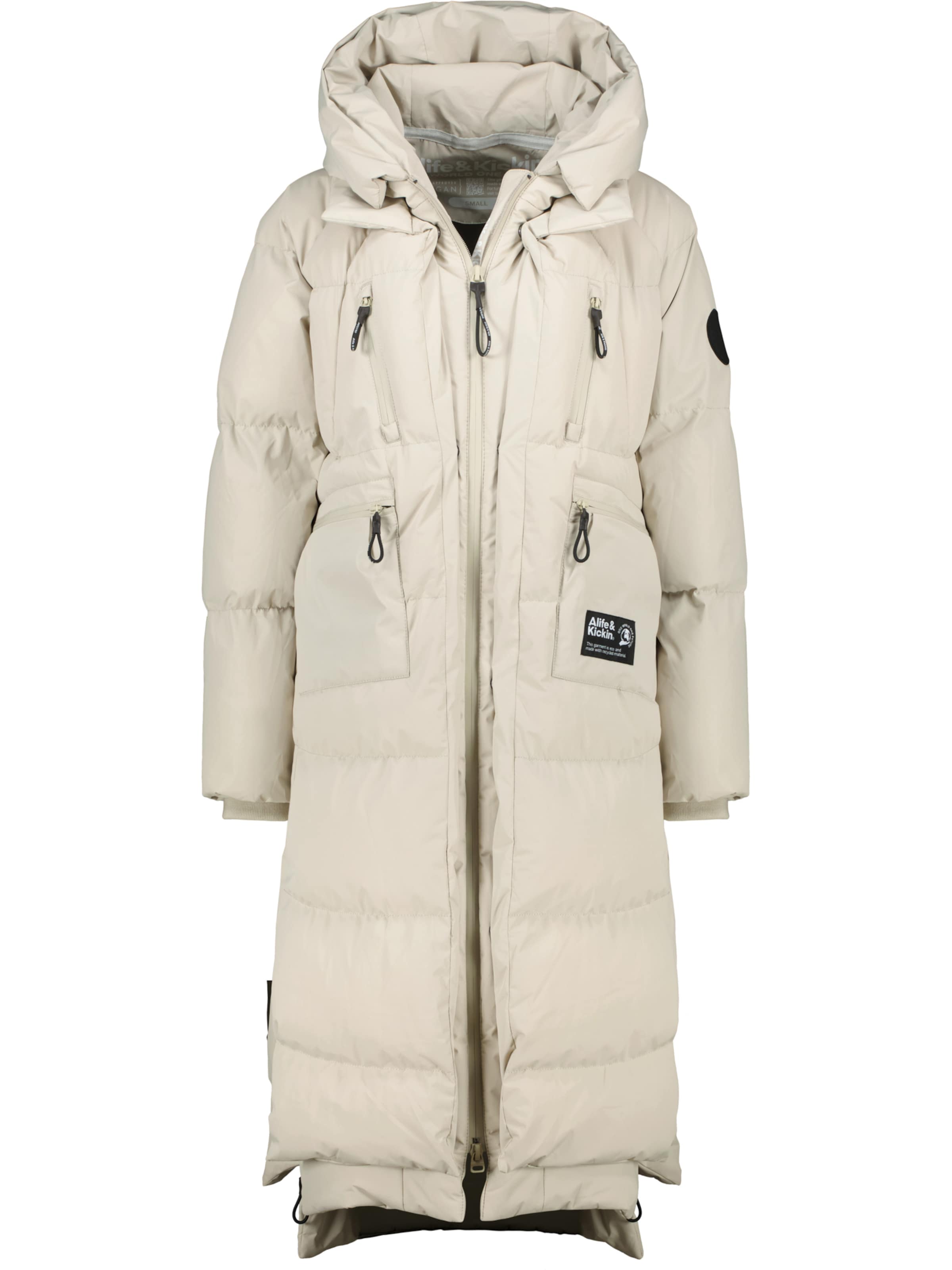 alife & kickin Χειμερινό παλτό 'Rihanna' σε μπεζ: μπροστά