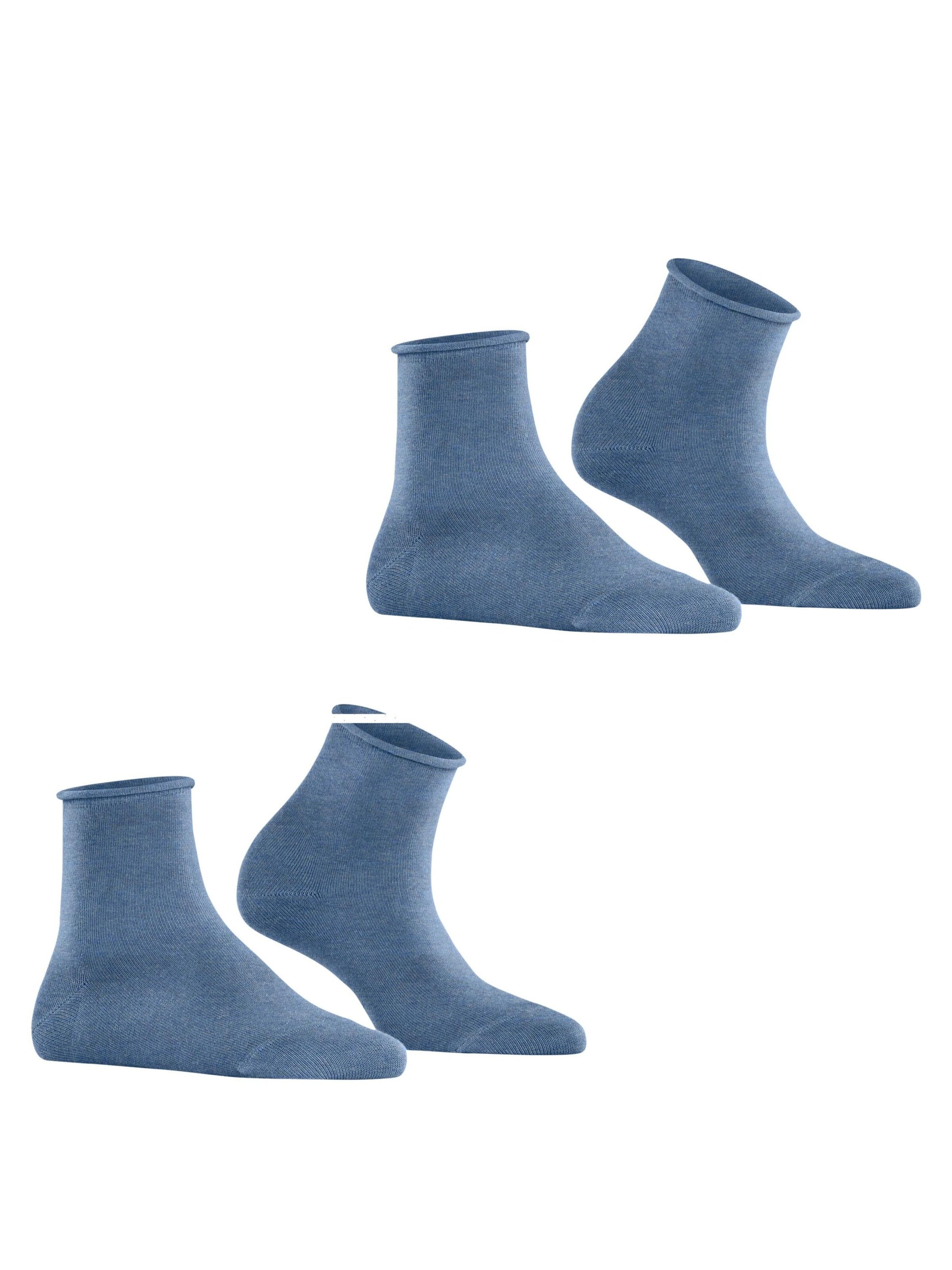 ESPRIT Socken 'Basic Pure 2-Pack'‌‌ in Blau