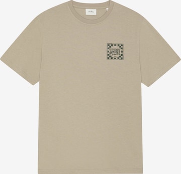Les Deux - Camisa 'Goods' em bege: frente