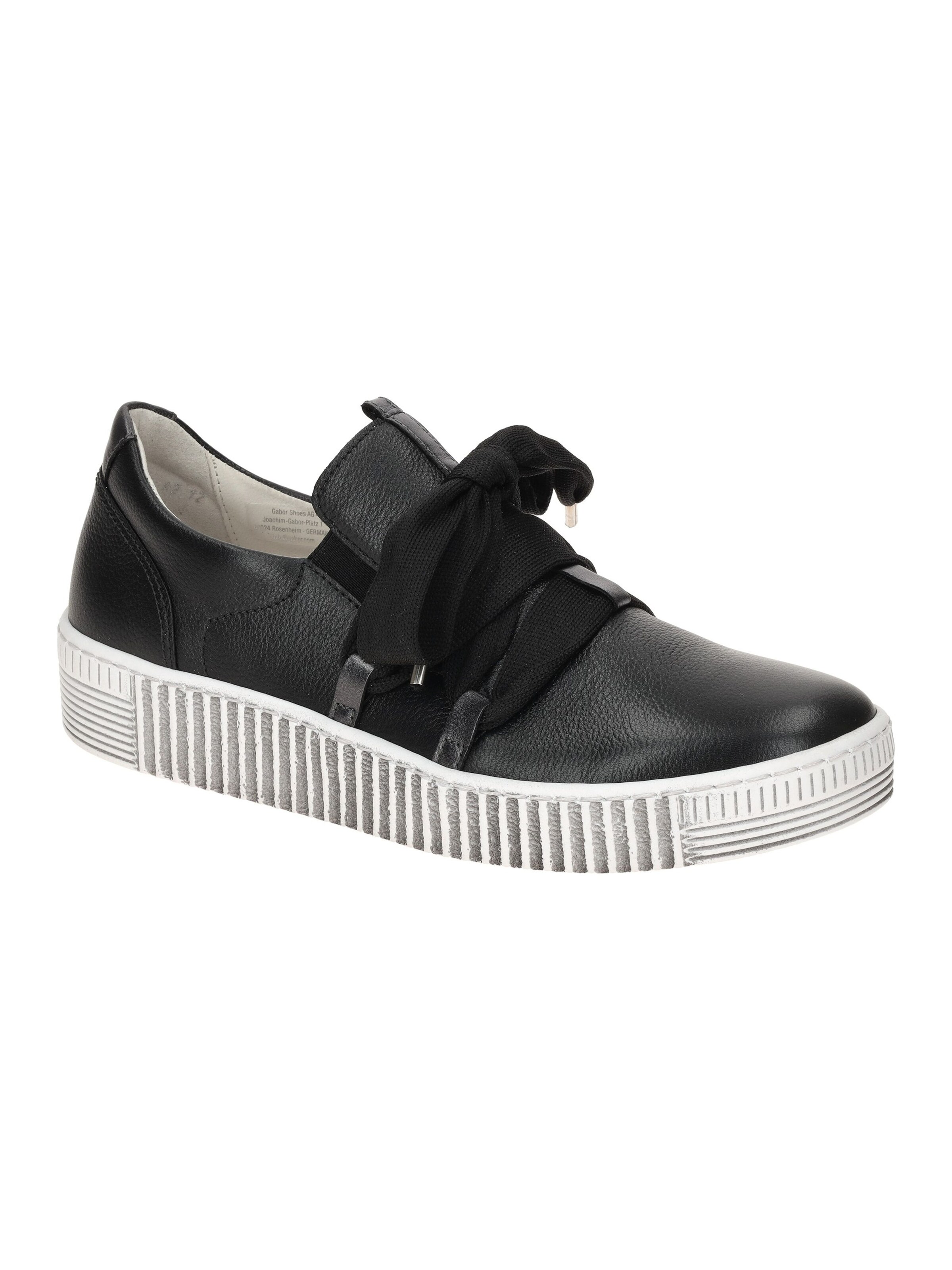 GABOR Hausschuh‌‌‌‌‌‌‌‌ in Schwarz: Vorderseite