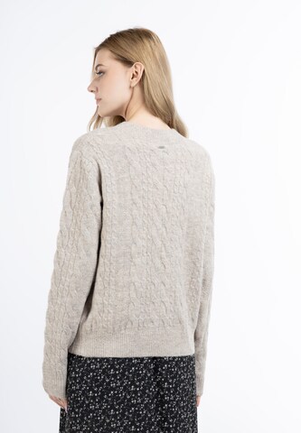 DreiMaster Vintage Knit Cardigan 'Zitha' in Beige