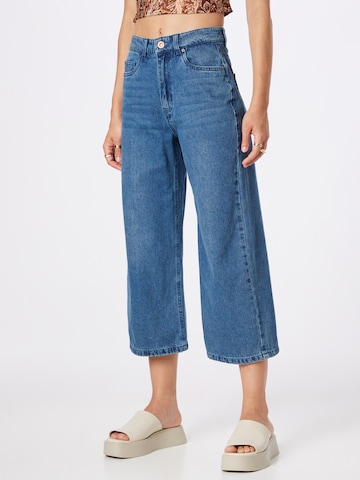 PIECES Wide leg Jeans 'ELLI' in Blue: front