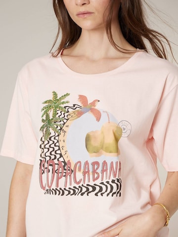 T-shirt 'ALBANE' Deeluxe en rose