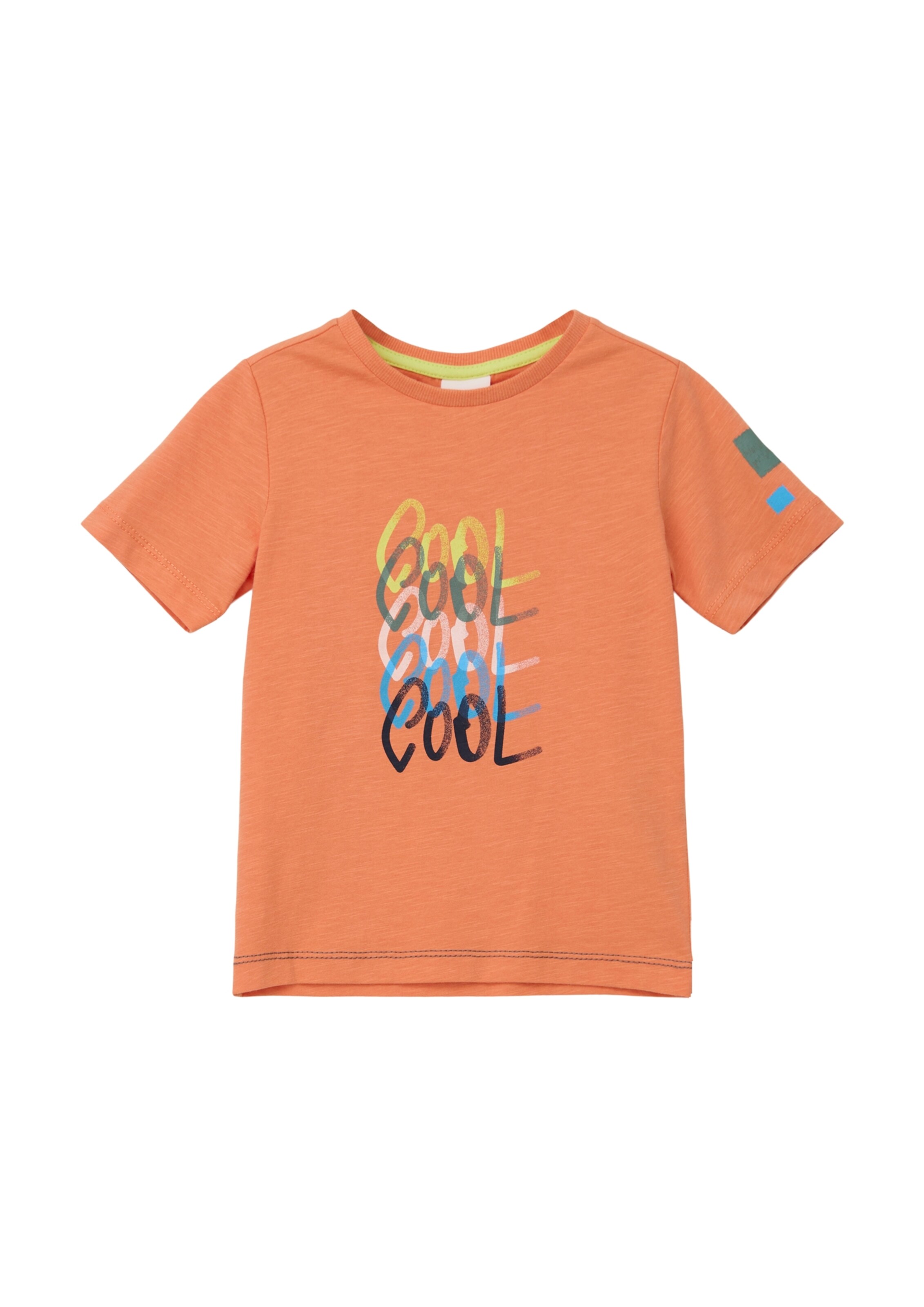 T-Shirt s.Oliver en orange : devant