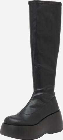 Bottes Monki en noir : devant