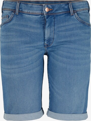 Tom Tailor Women + Slimfit Jeans in Blauw: voorkant