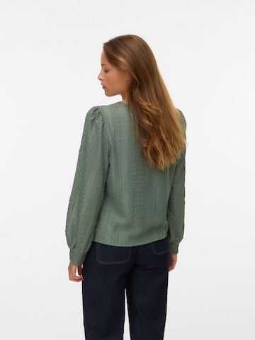 VERO MODA Bluse in Grün