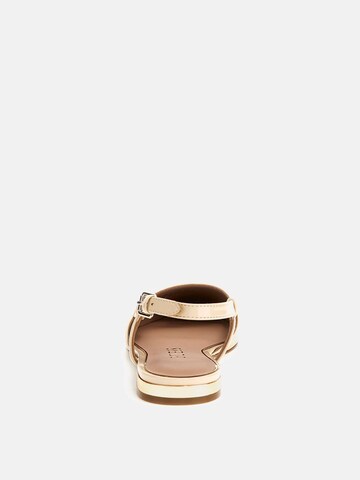 GUESS Ballet Flats with Strap in Beige