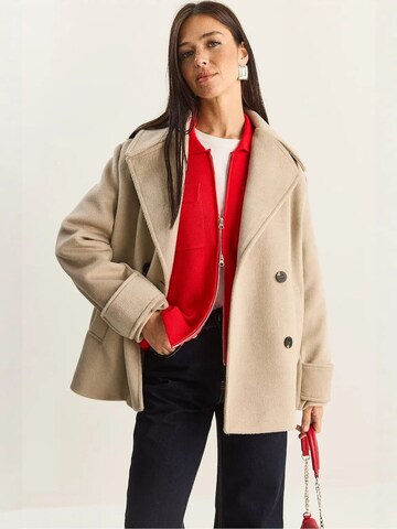 Bianco Lucci Mantel in Beige