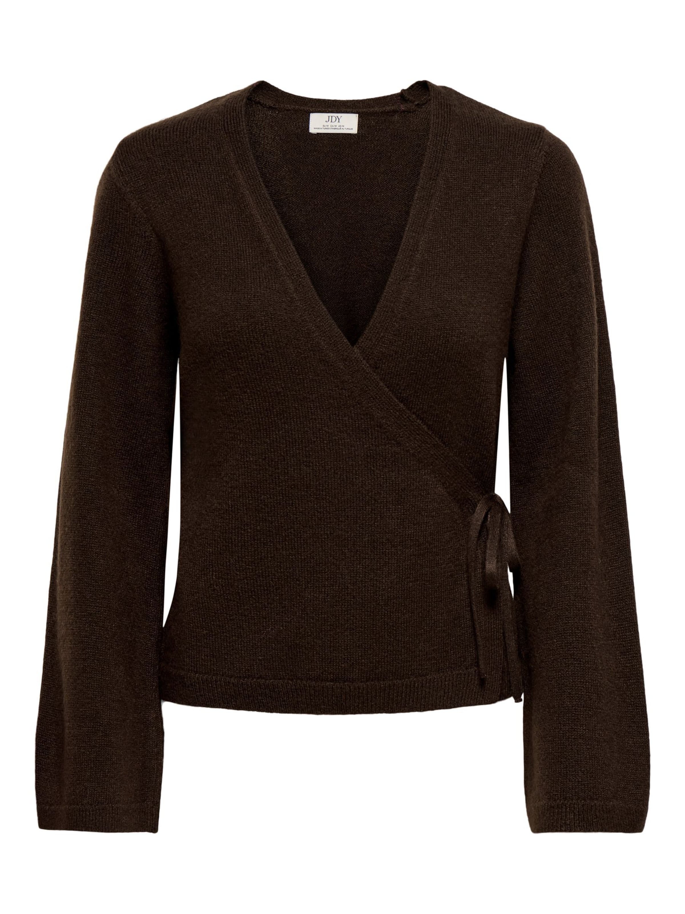 Cardigan 'JDYBecky' JDY en marron : devant