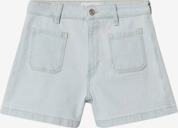 MANGO Regular Shorts in Blau: predná strana